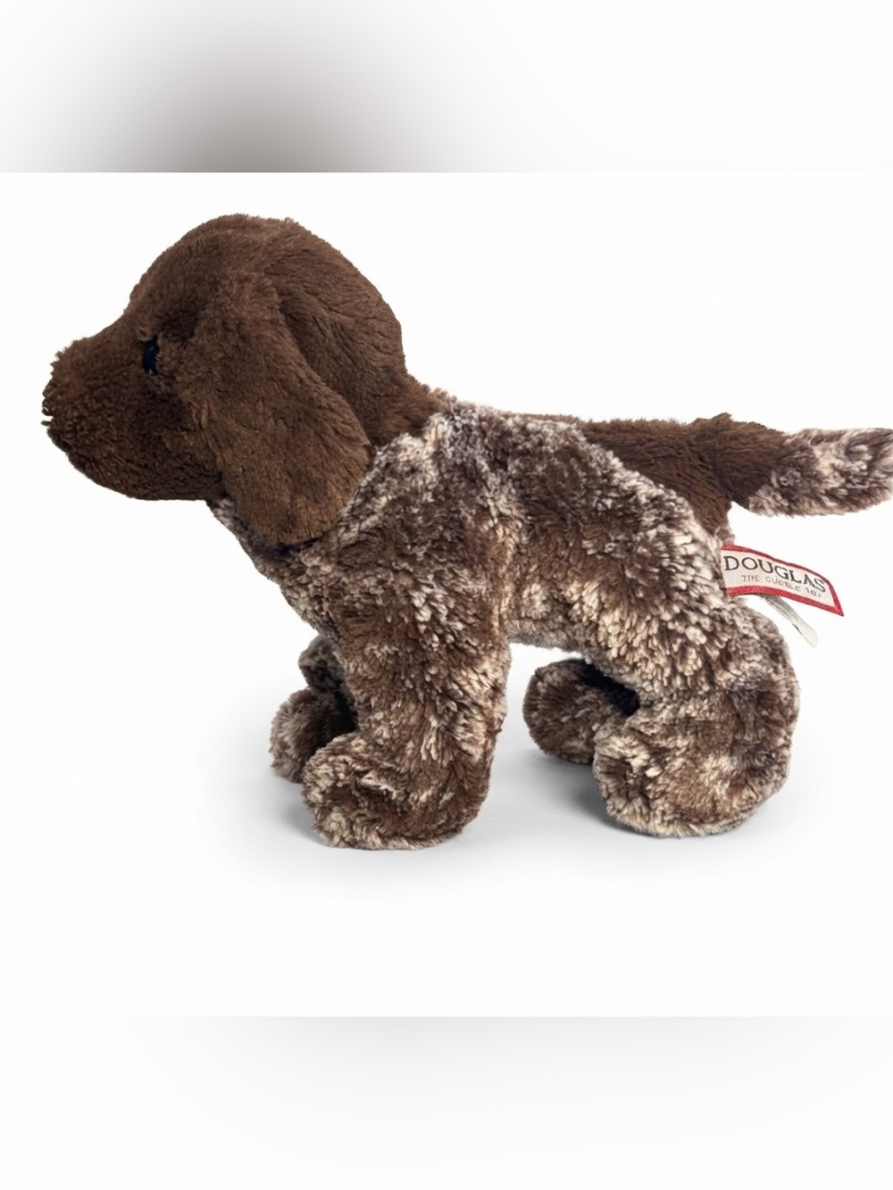 Douglas Cuddle Toy Brown & White Spotted Puppy Dog Plush Stuffed Animal
